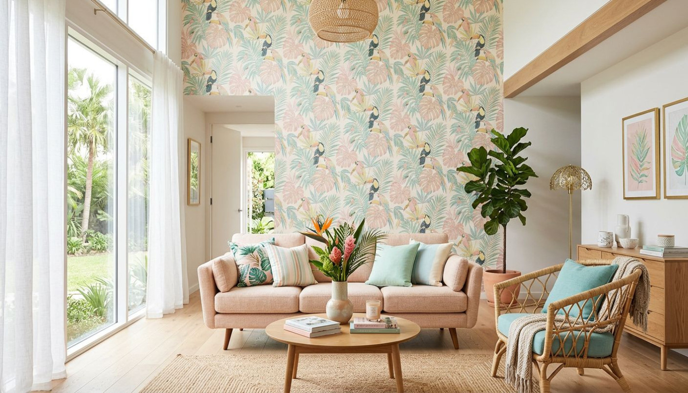 Diseño - ¿Cómo elegir el papel pintado tropical perfecto para tu hogar?